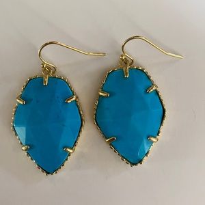 Kendra Scott Corley drop earrings in turquoise